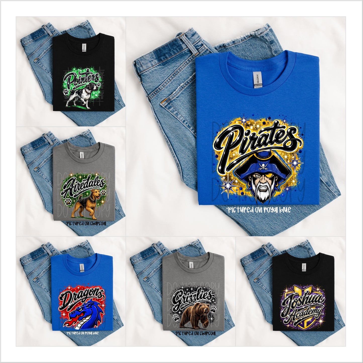 TOTW: Faux Airbrush Mascot Tee