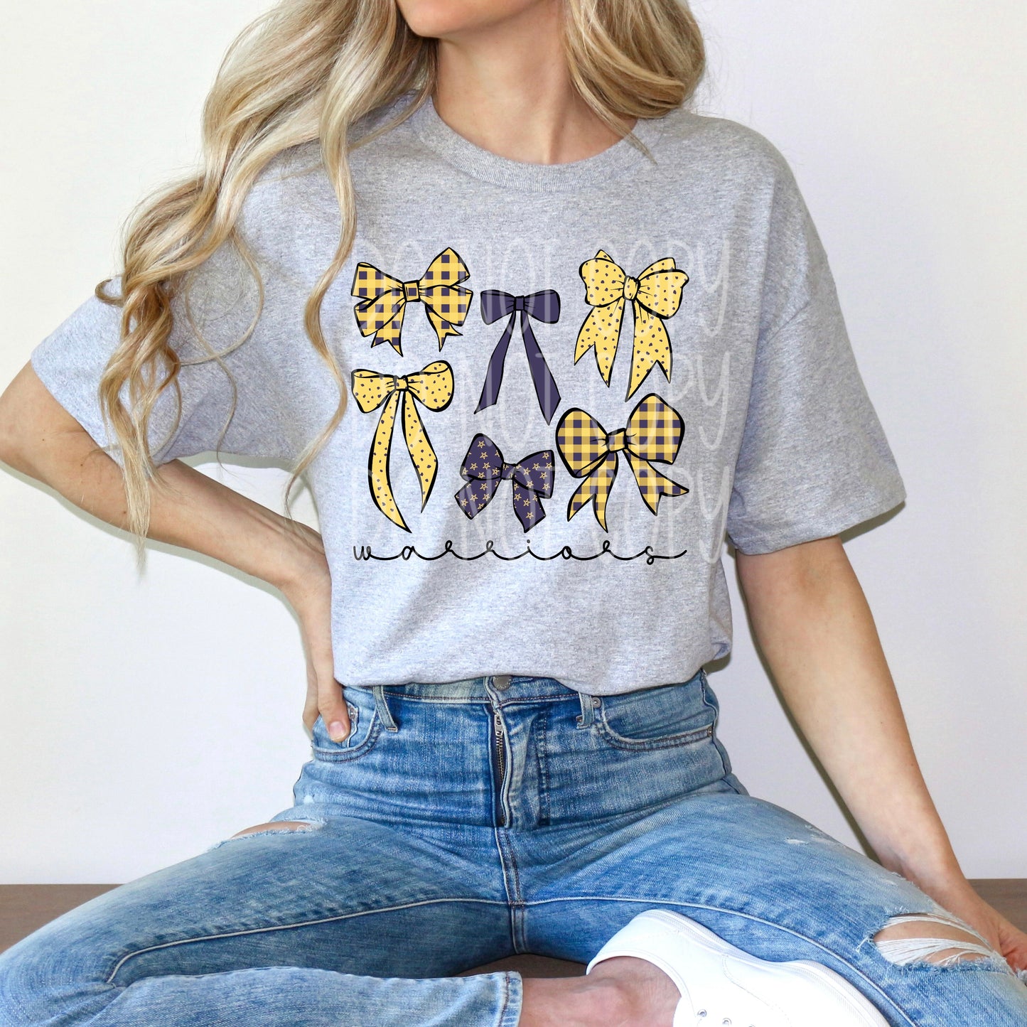 Warriors Bows Tee
