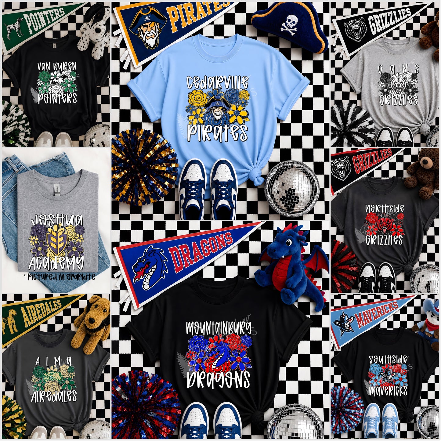 TOTW: Floral Mascot Tee