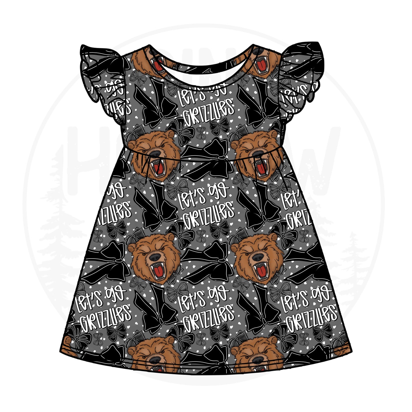 Lets Go Grizzlies Dress