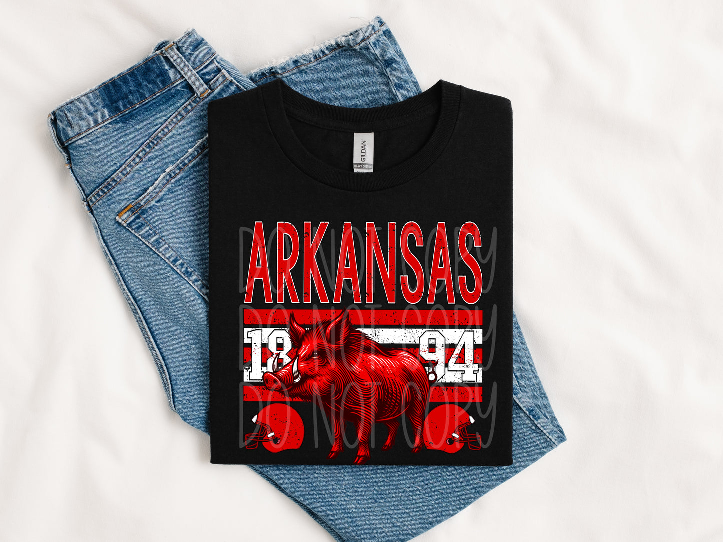 Arkansas Vintage Football Tee