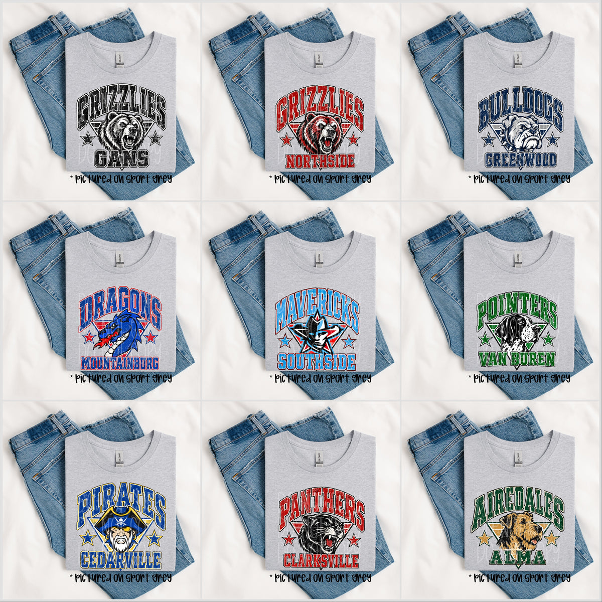 Vintage Mascot Spirit Tee | Tees of the Week | Oct 25–31