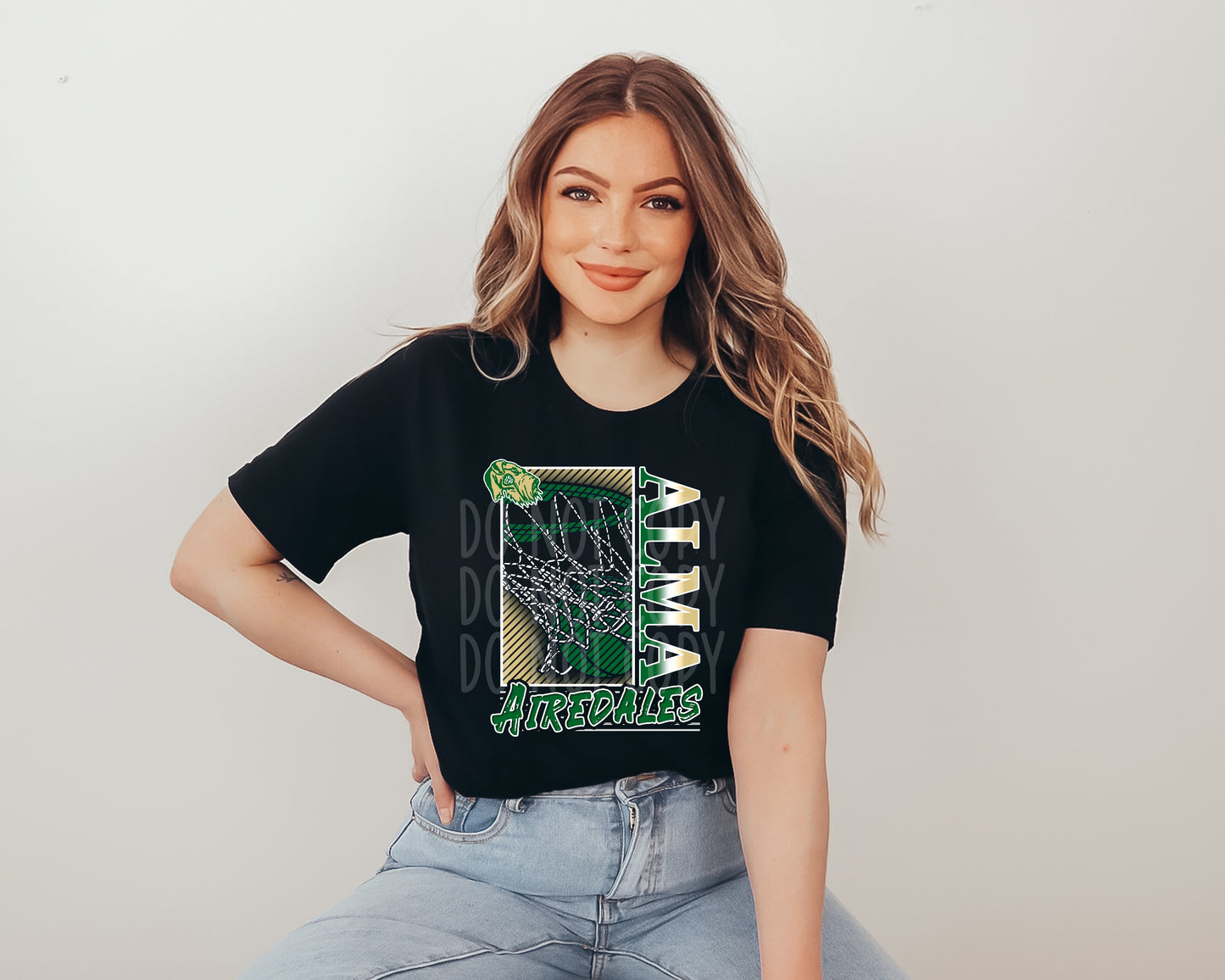 Alma Airedales Basketball Tee