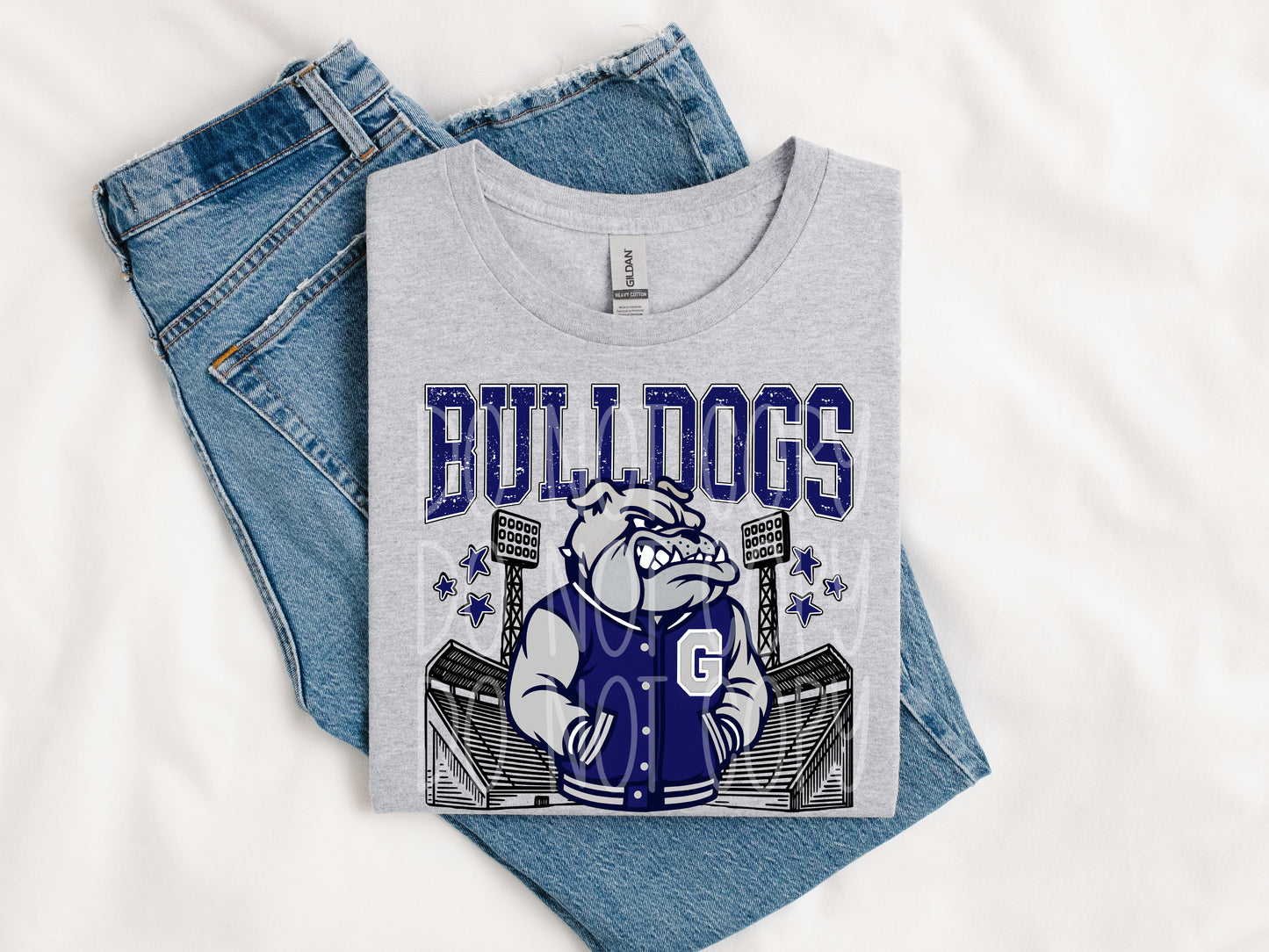 Bulldogs Letterman Tee