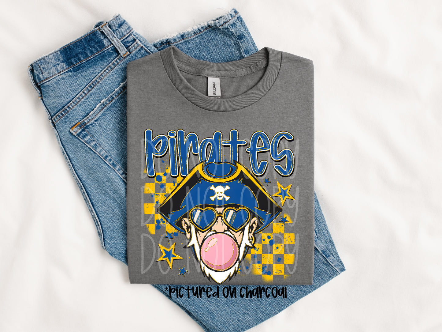 Pirates Bubblegum and Glitter Tee