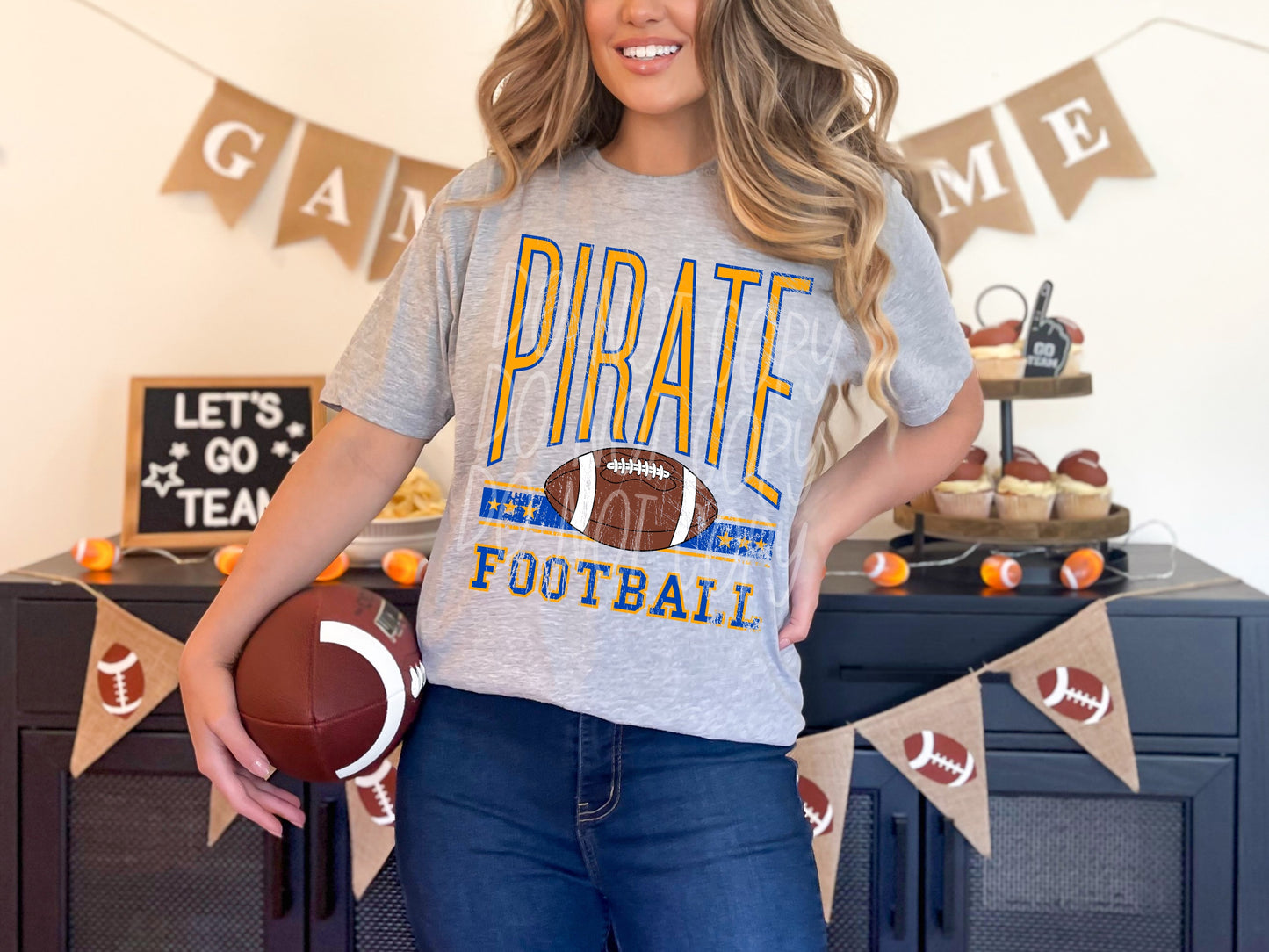 Pirate Football Tee