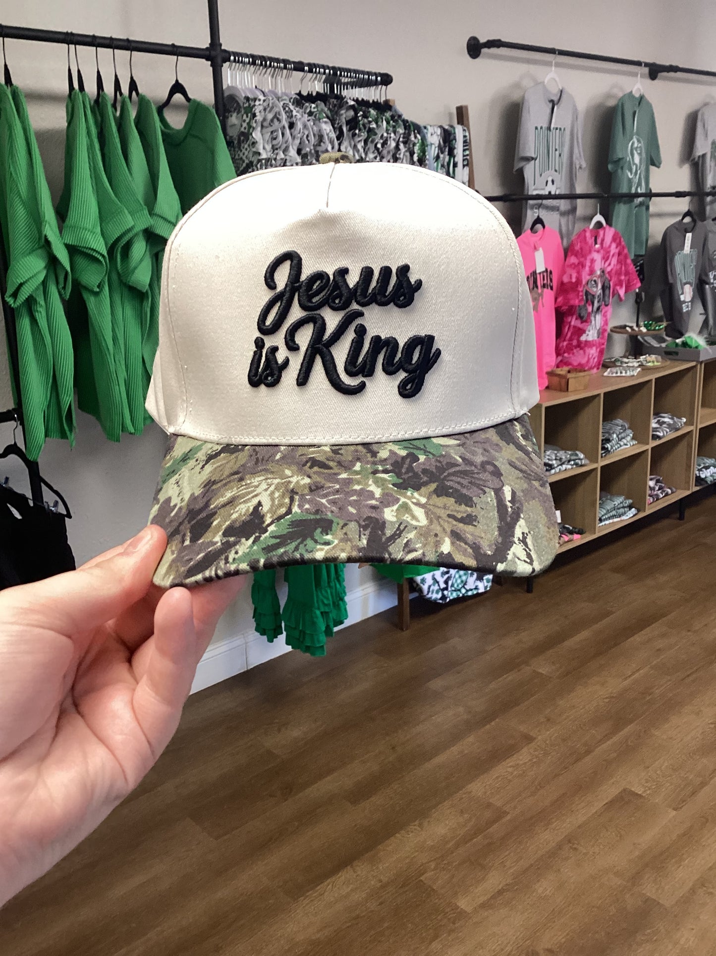Jesus Is King- Camo