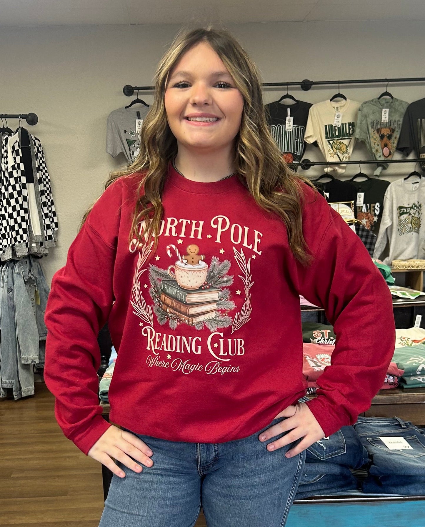 RTS North Pole Reading Club Sweatshirt