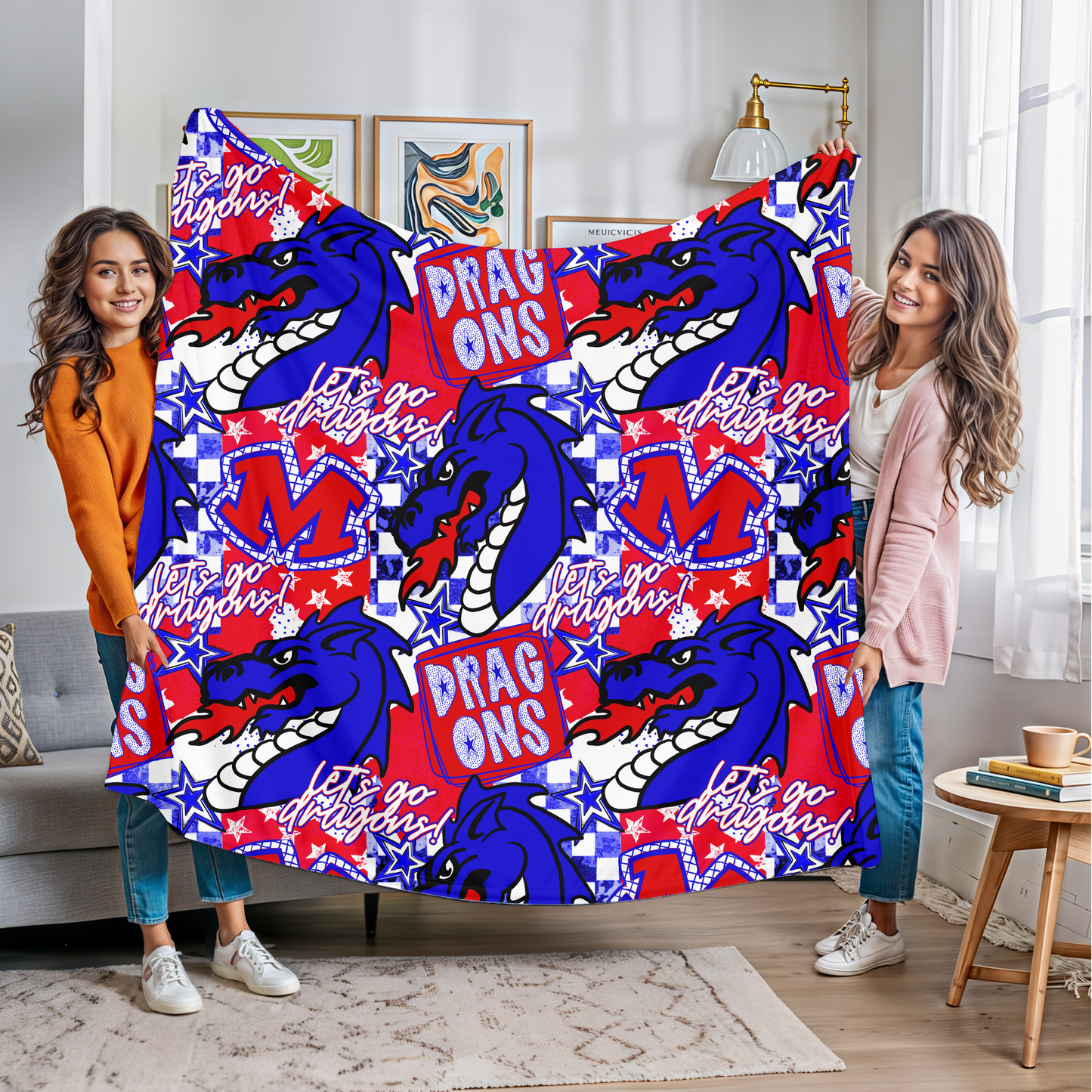 RTS Dragons Collage Blanket