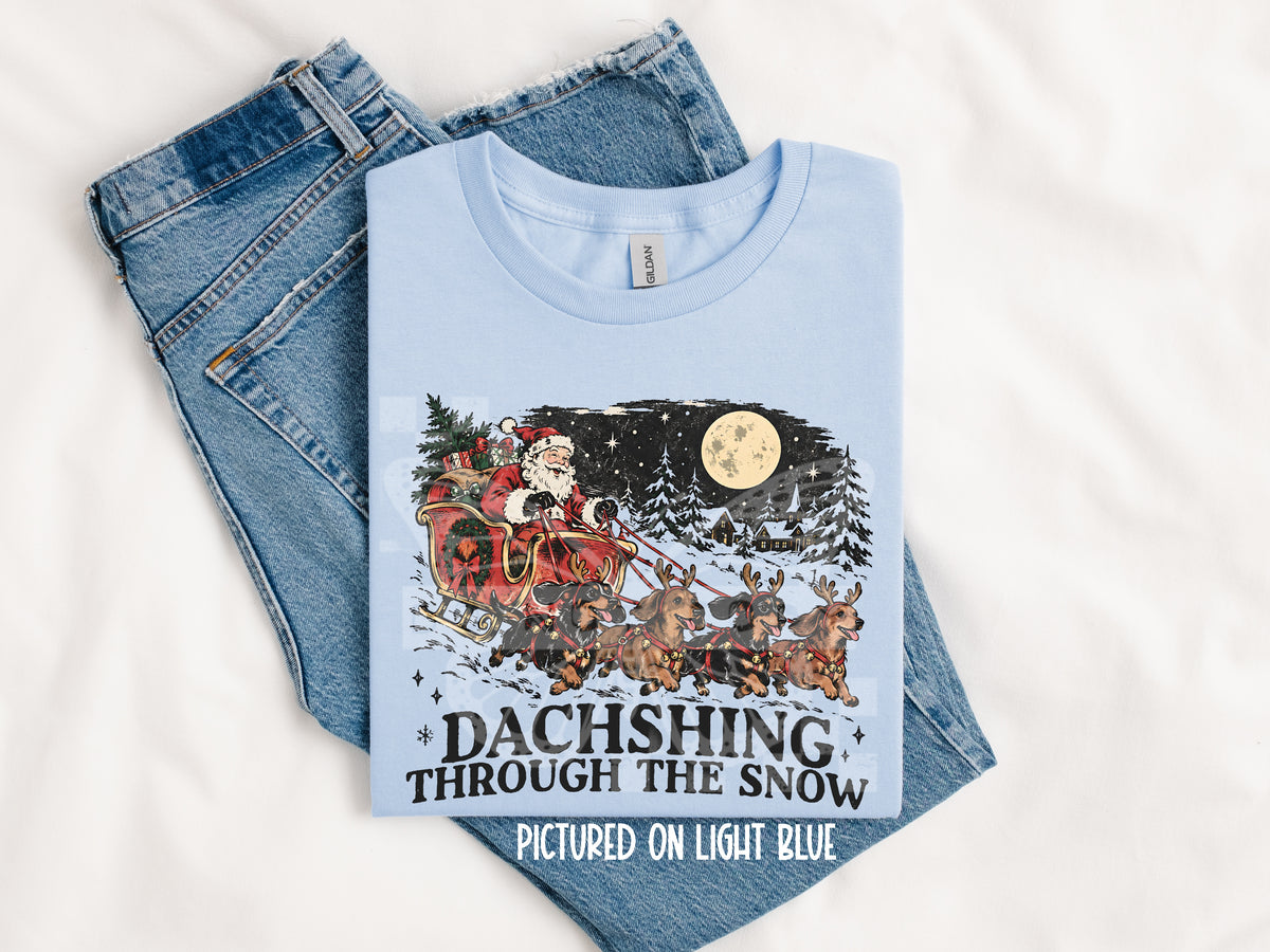 TOTW: Dachshing Through the Snow Tee