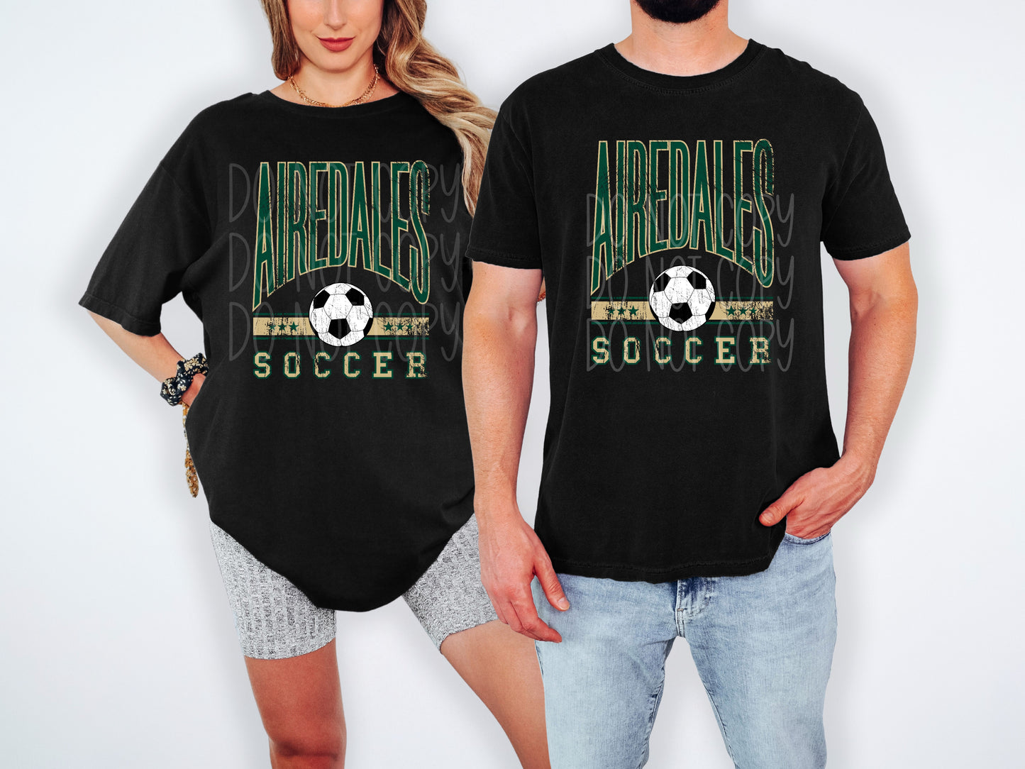 Airedales Soccer Retro Tee