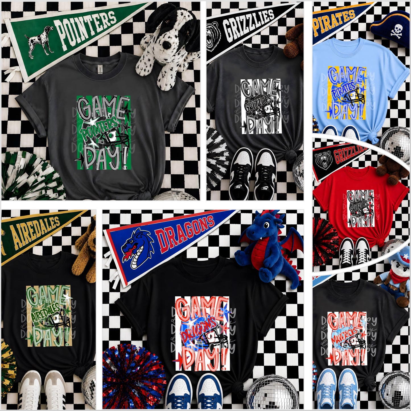TOTW: Game Day Football Mascot Tee