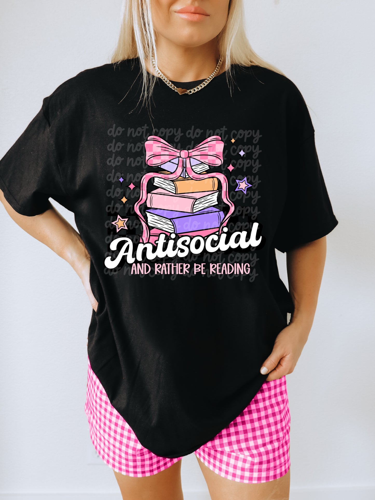 Antisocial: I’d Rather Be Reading Tee