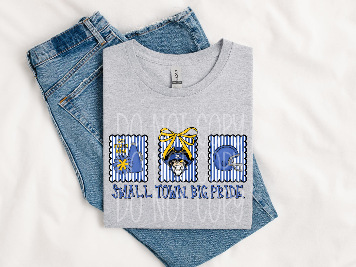 Small Town Big Pride Pirates Tee