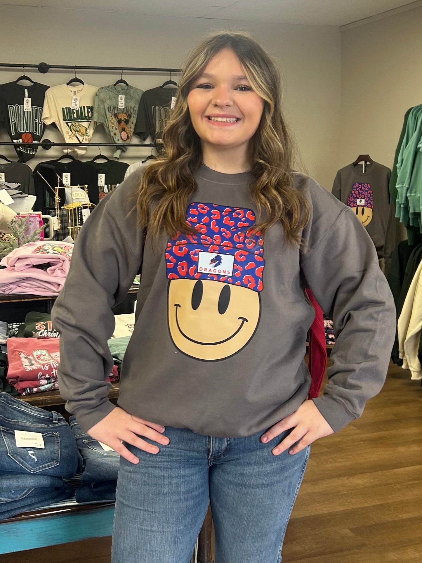 RTS Happy Dragon Beanie Sweatshirt