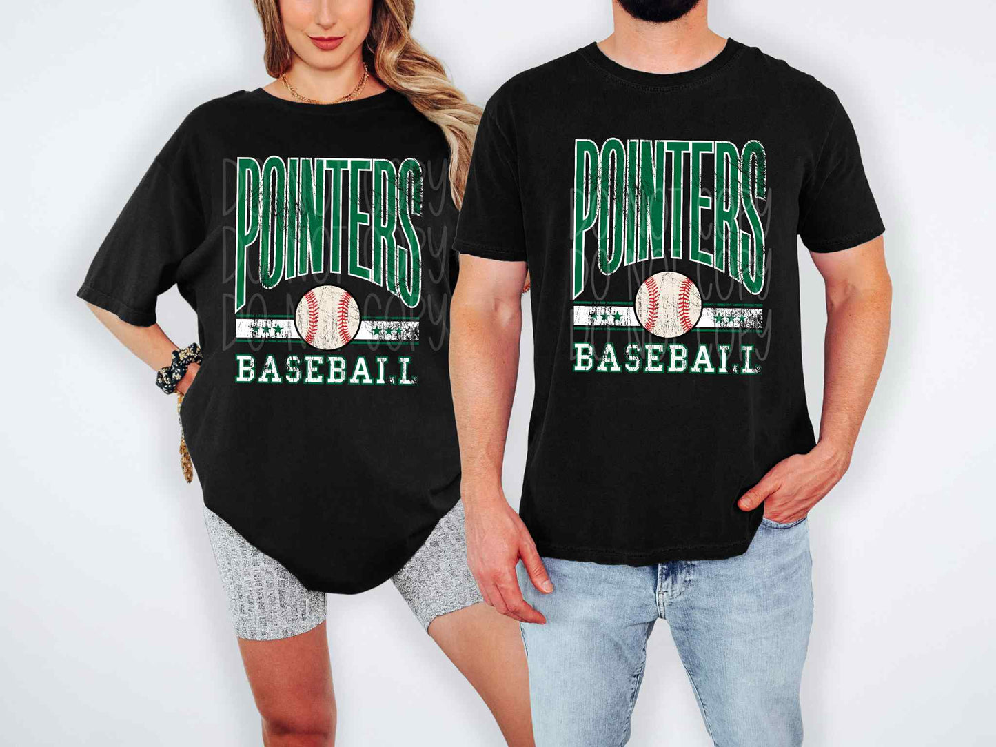Pointers Baseball Retro Tee