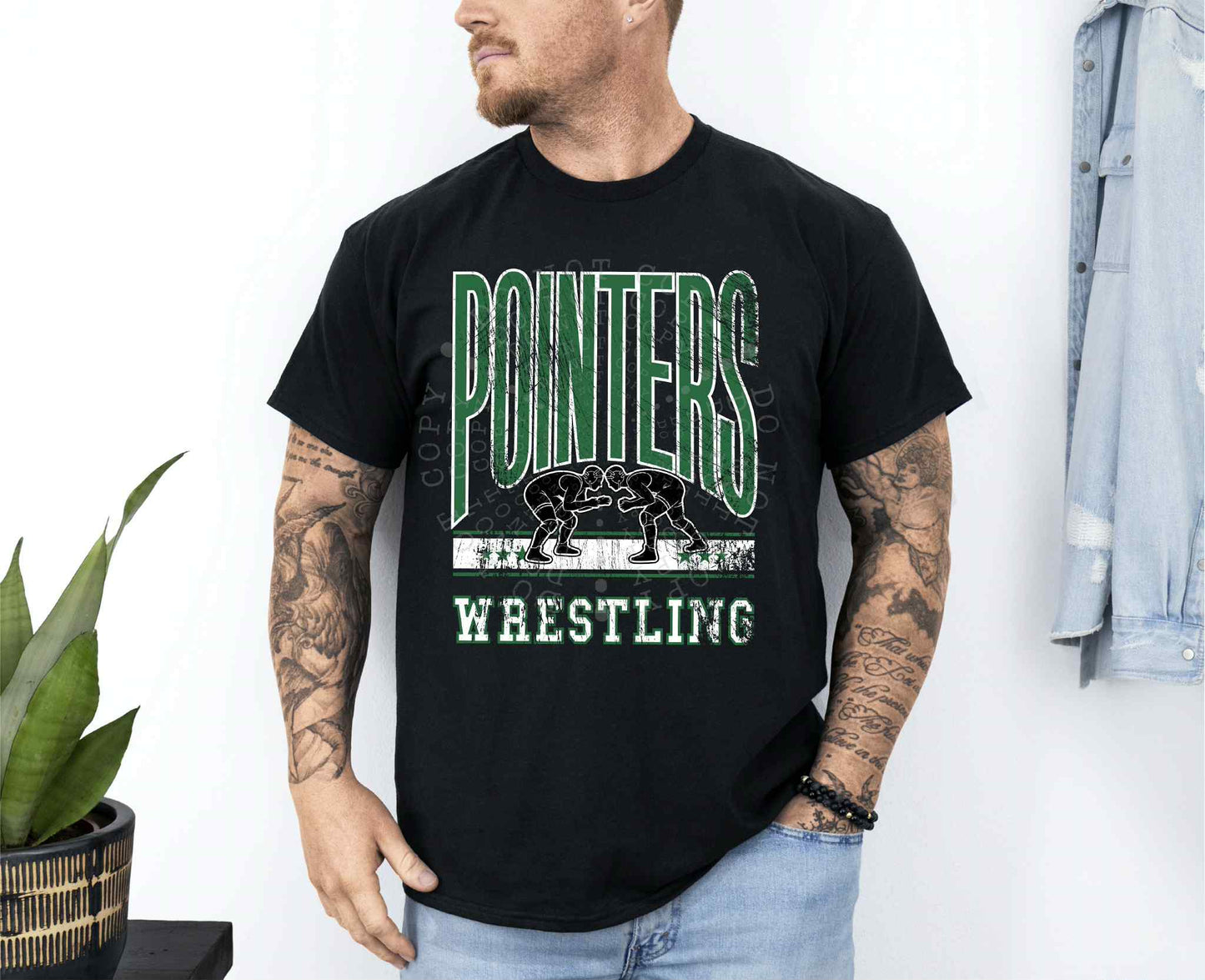 Pointers Wrestling Tee