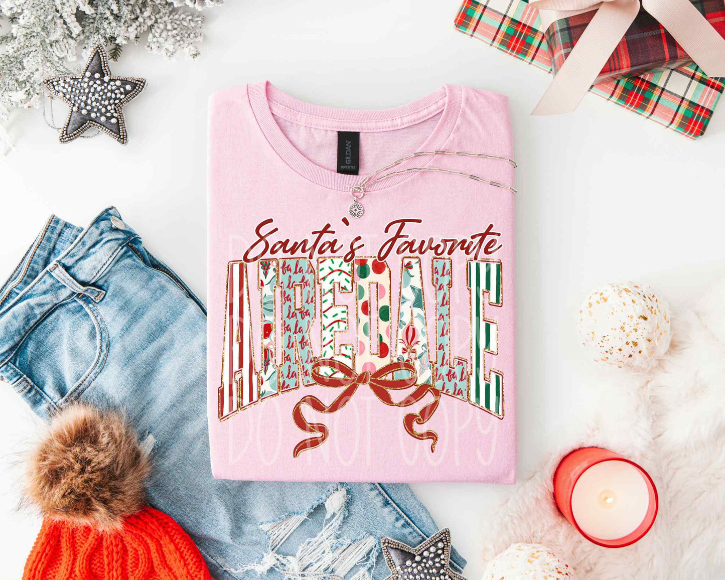 Santa's Favorite Airedale Tee