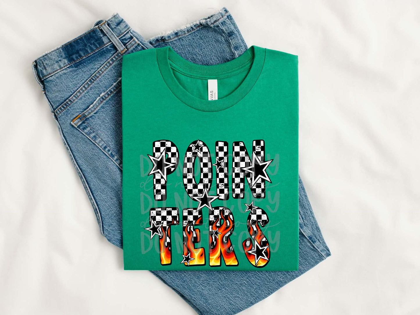 Pointers Flames Tee