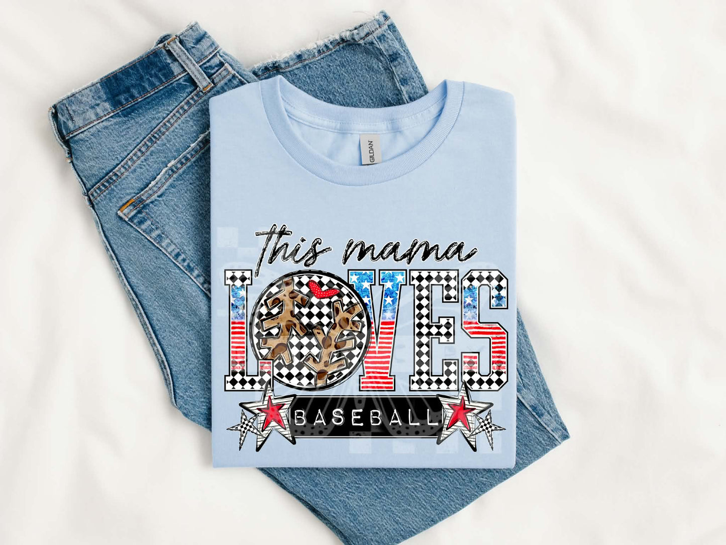 This Mama Loves Baseball Tee