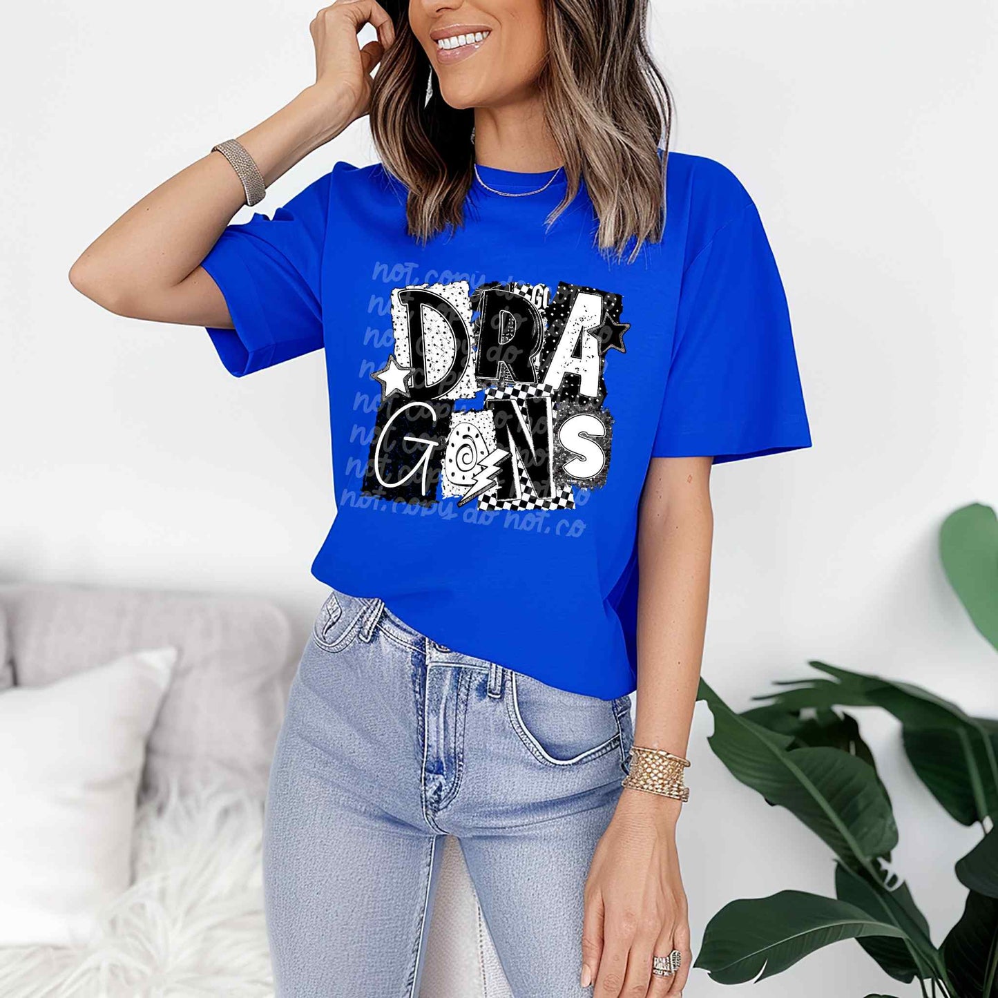 Dragons BW Tee