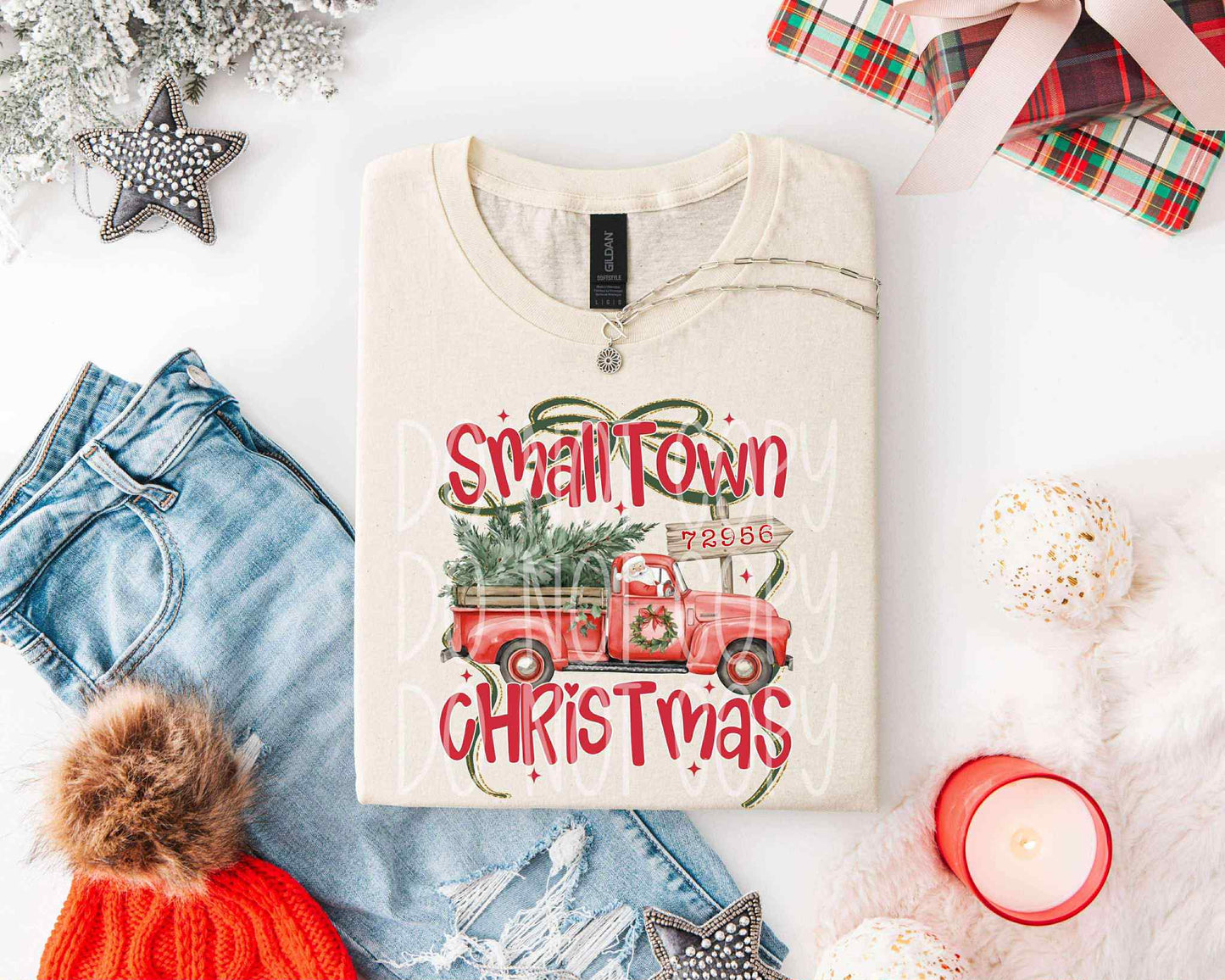 Small Town Christmas Tee