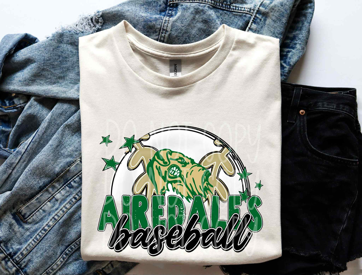 Airedales Baseball Tee