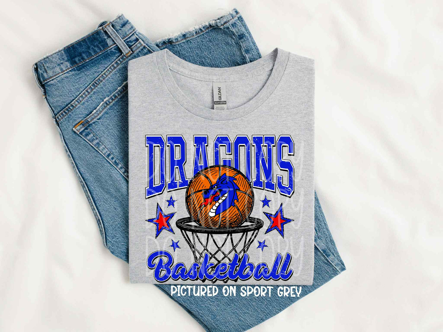 Dragons Basketball Tee