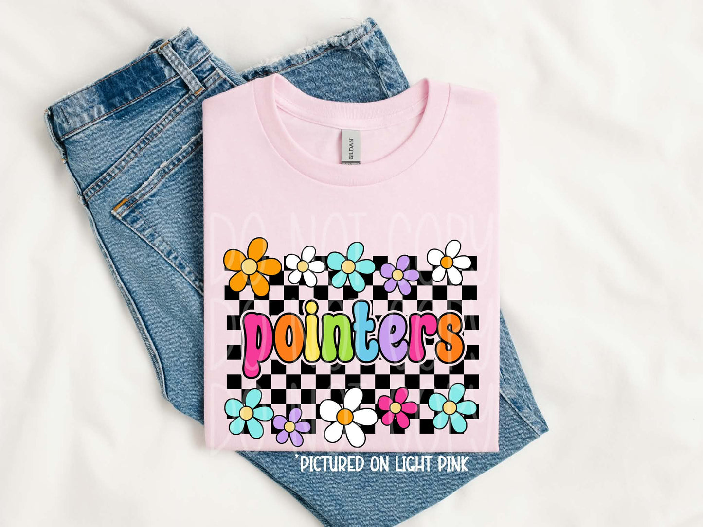 Pointers Retro Flowers Tee
