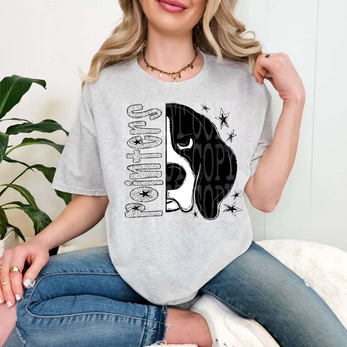 Pointers BW Dottie Tee