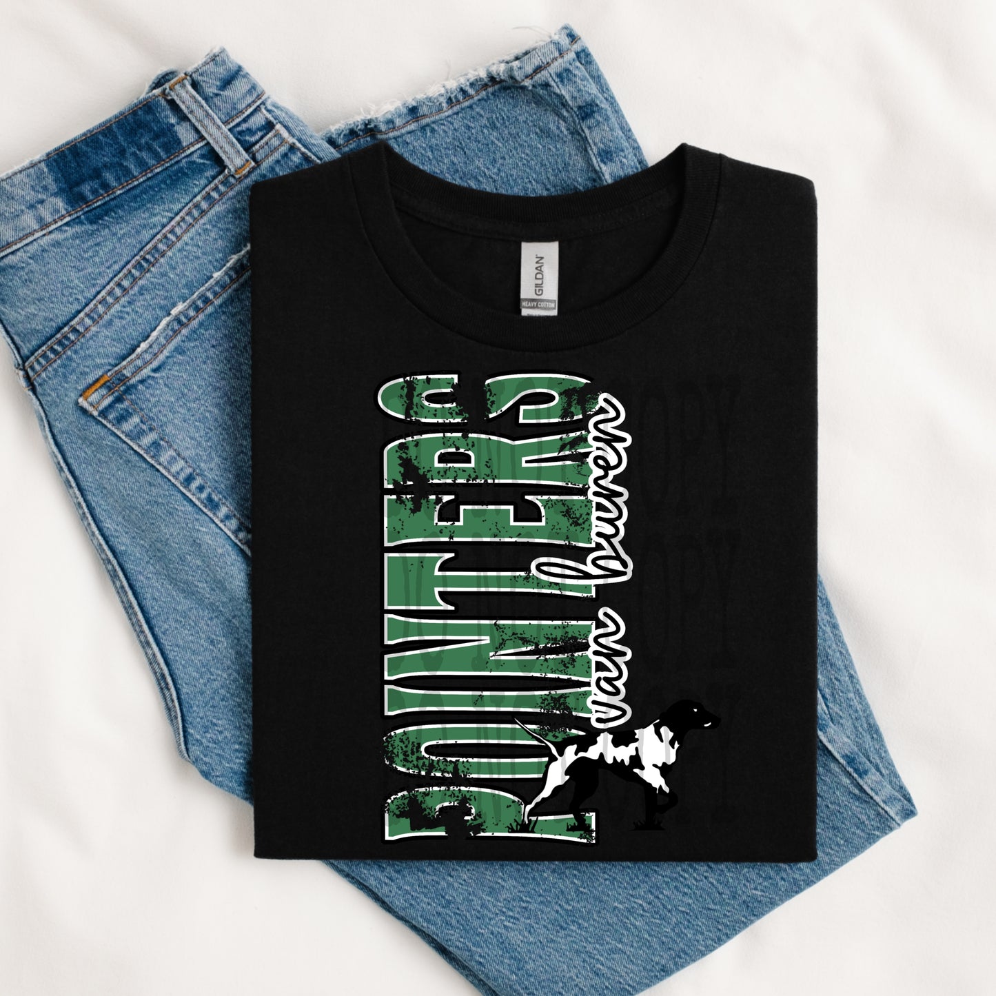 Van Buren Pointer Distressed Tee