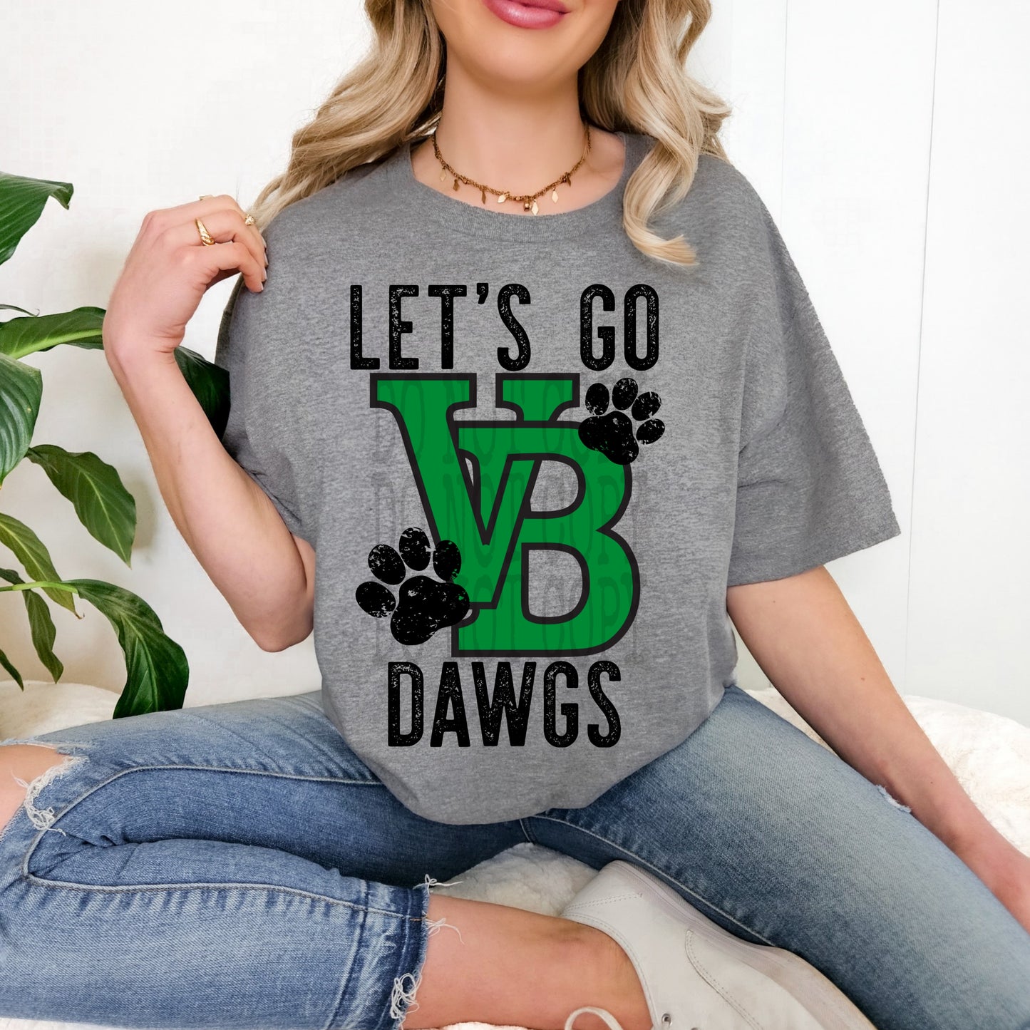 Pointer Let's Go Dawgs Tee