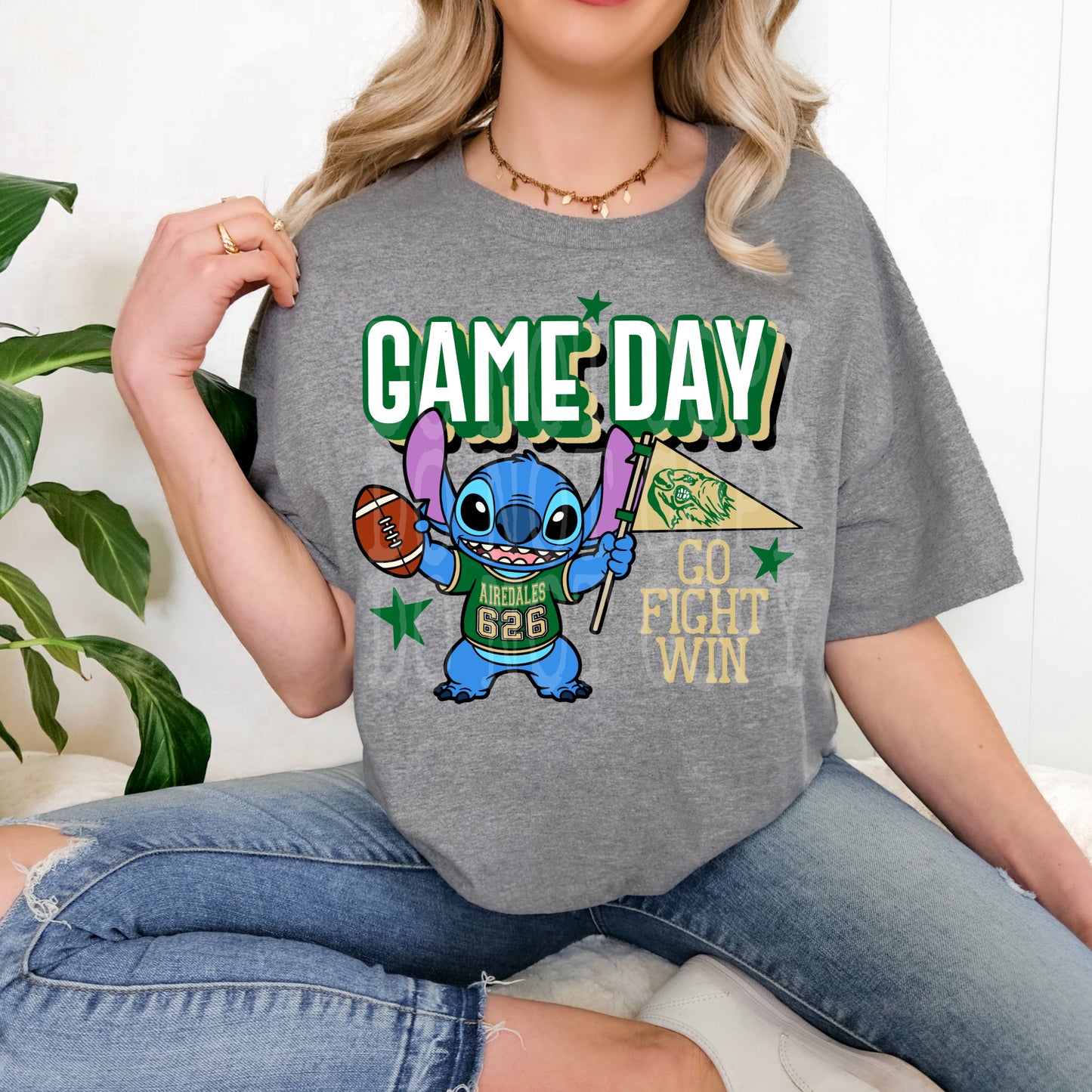 Airedales Game Day 626 Tee
