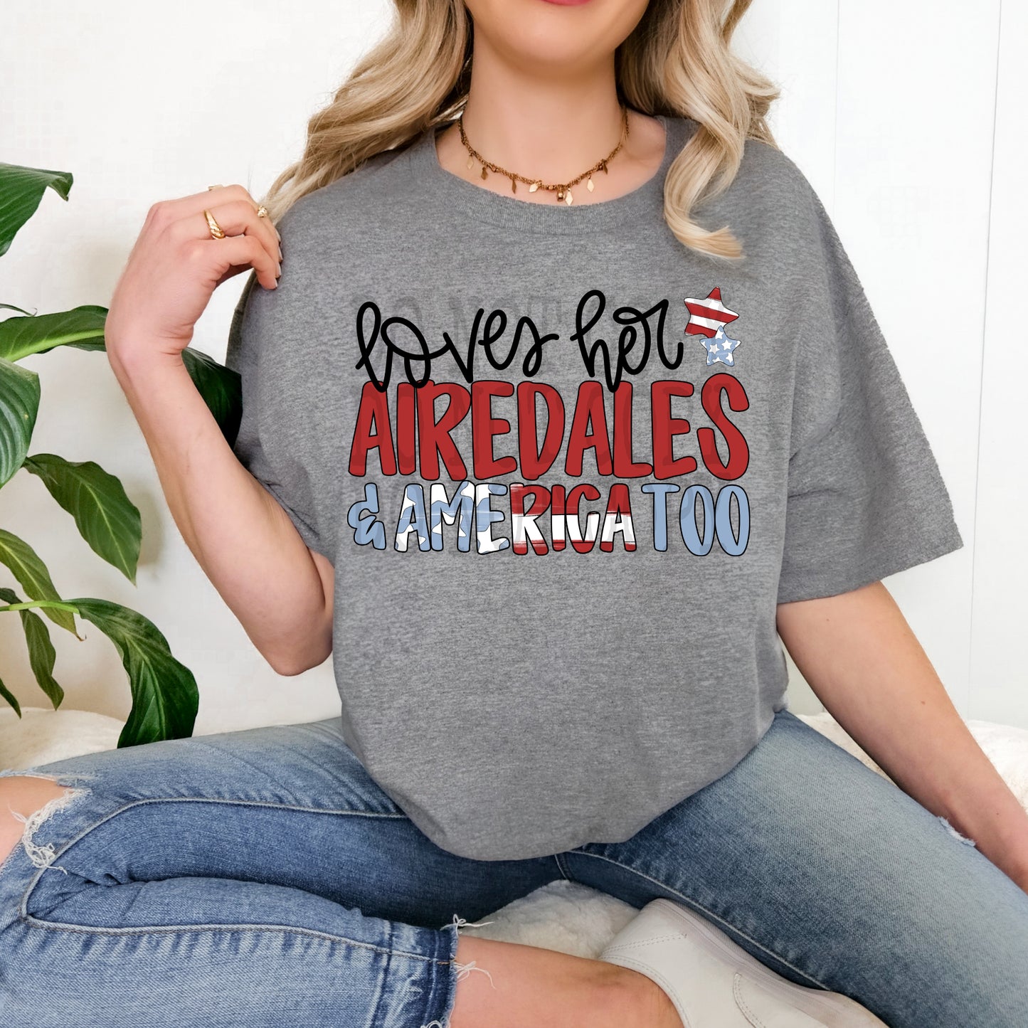 Love Her Airedales Tee