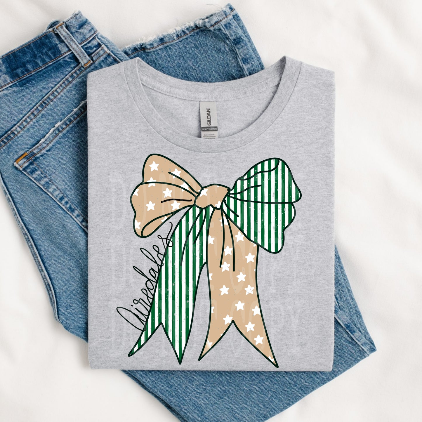 Airedales Star Bow Tee