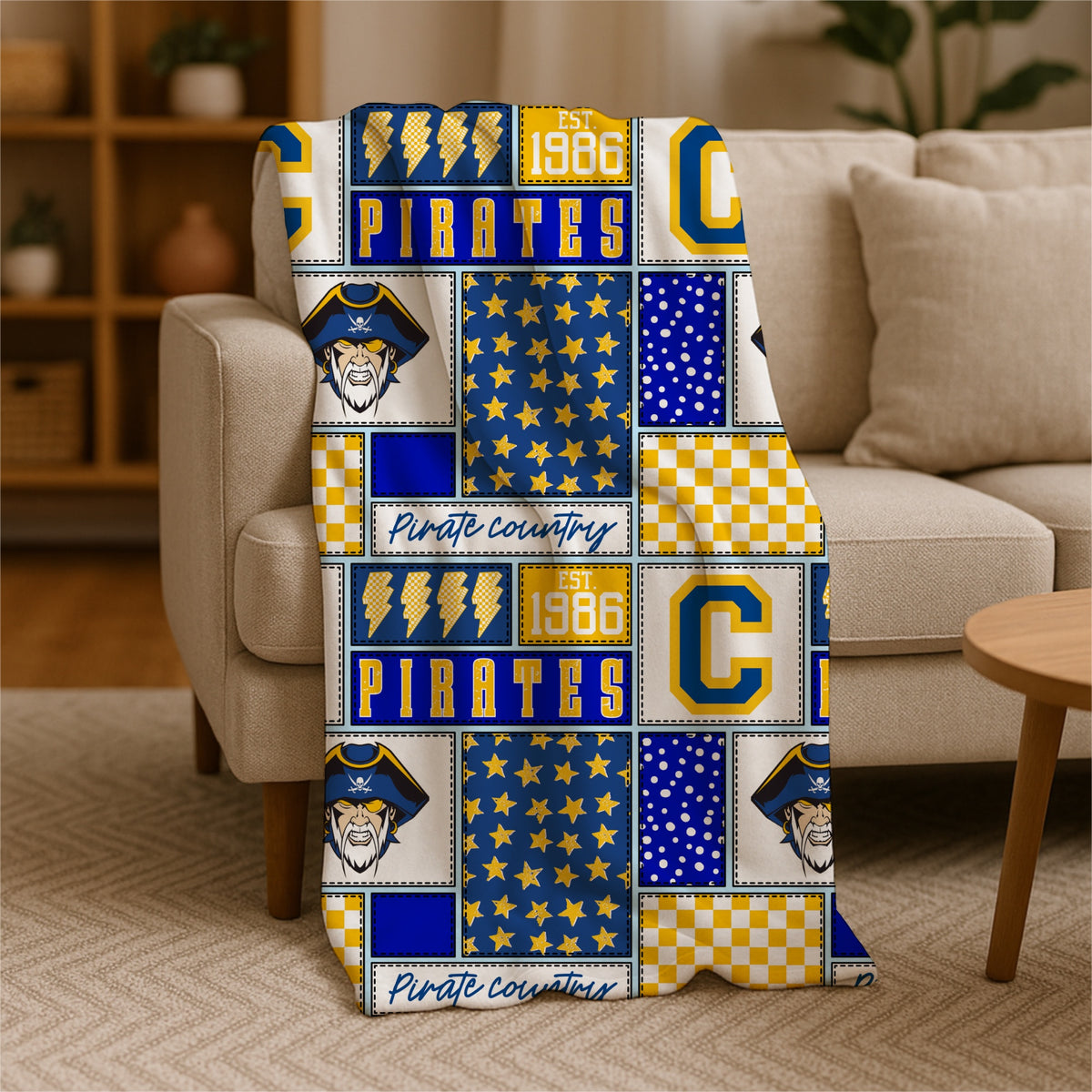 Pre-Order Faux Pirates Quilt Blanket