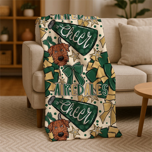 RTS Airedale Cheer Blanket