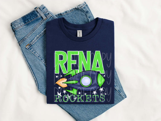 Rena Rockets with Stars Tee