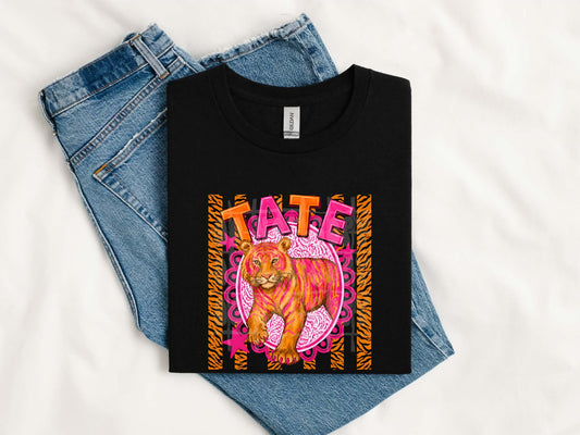 Tate Pink & Orange Tee