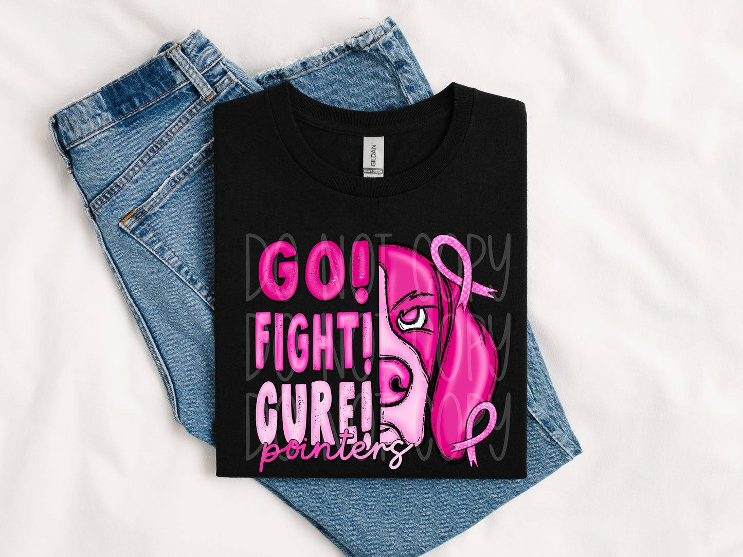 Go Fight Cure Pointers Tee