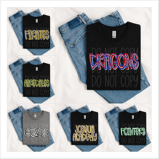 TOTW: Scribble Vibe Mascot Tee