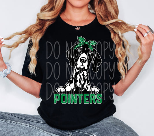 Pointer Dog Headband Tee