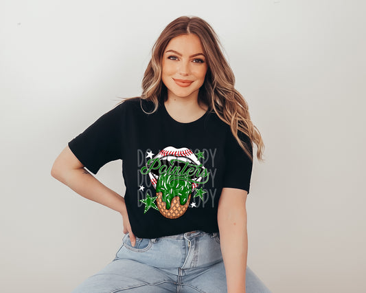Pointers Baseball Drip Tee