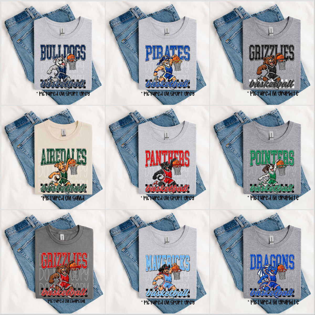 TOTW:  Mascot Basketball Tee