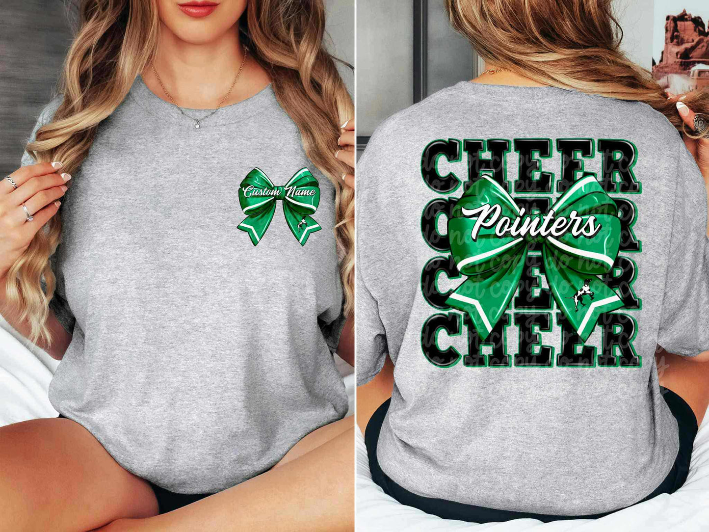 Pointer Cheer w Custom Pocket Design Tee