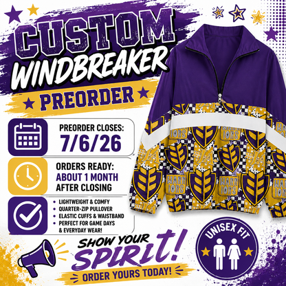 PREORDER Joshua Academy Collage Windbreaker