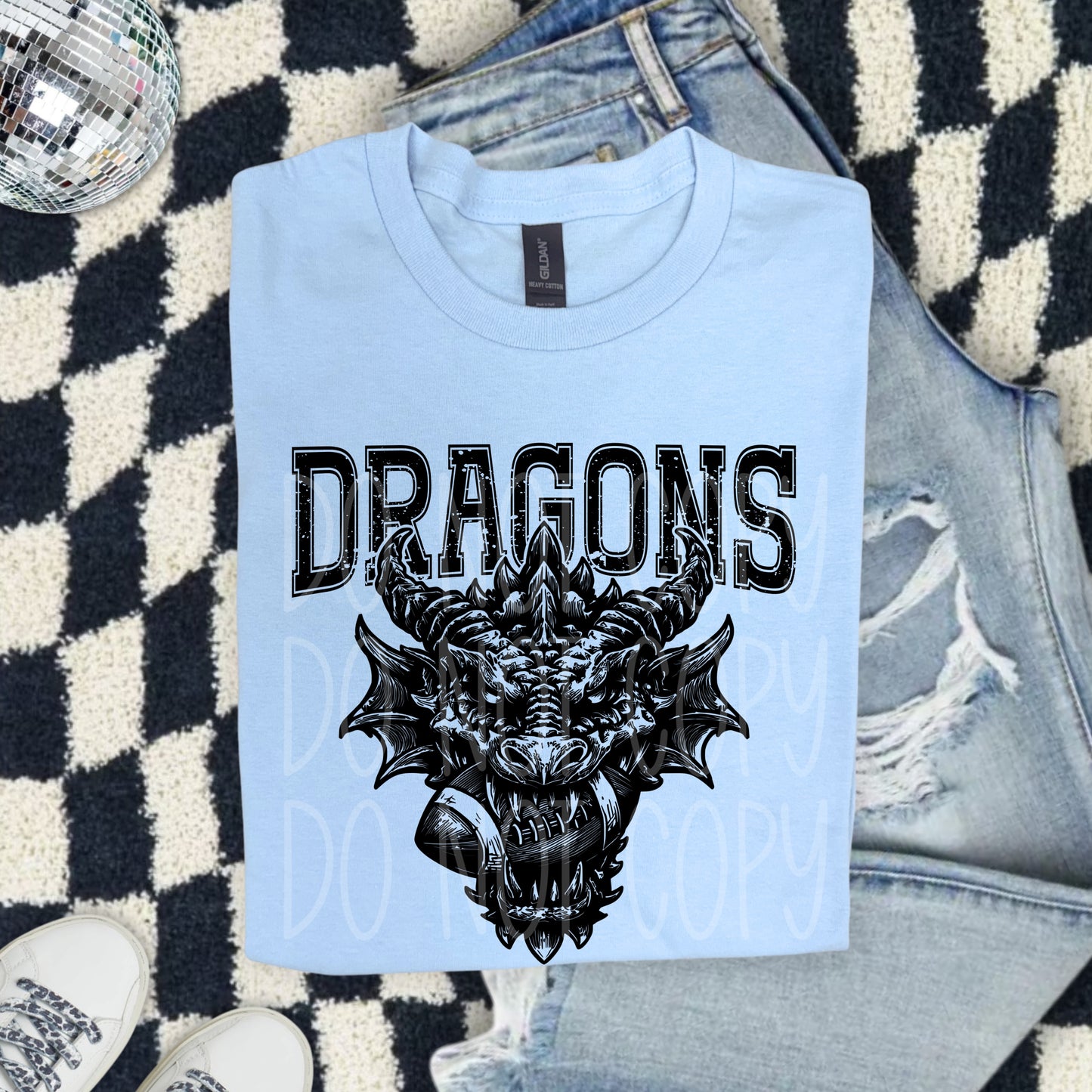 Dragons Football Tee