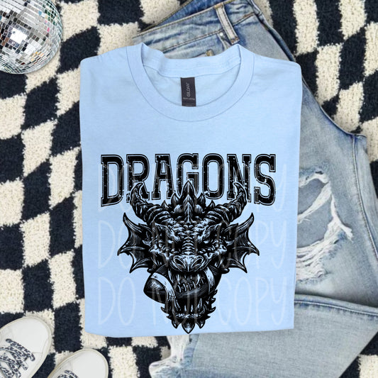 Dragons Football Tee