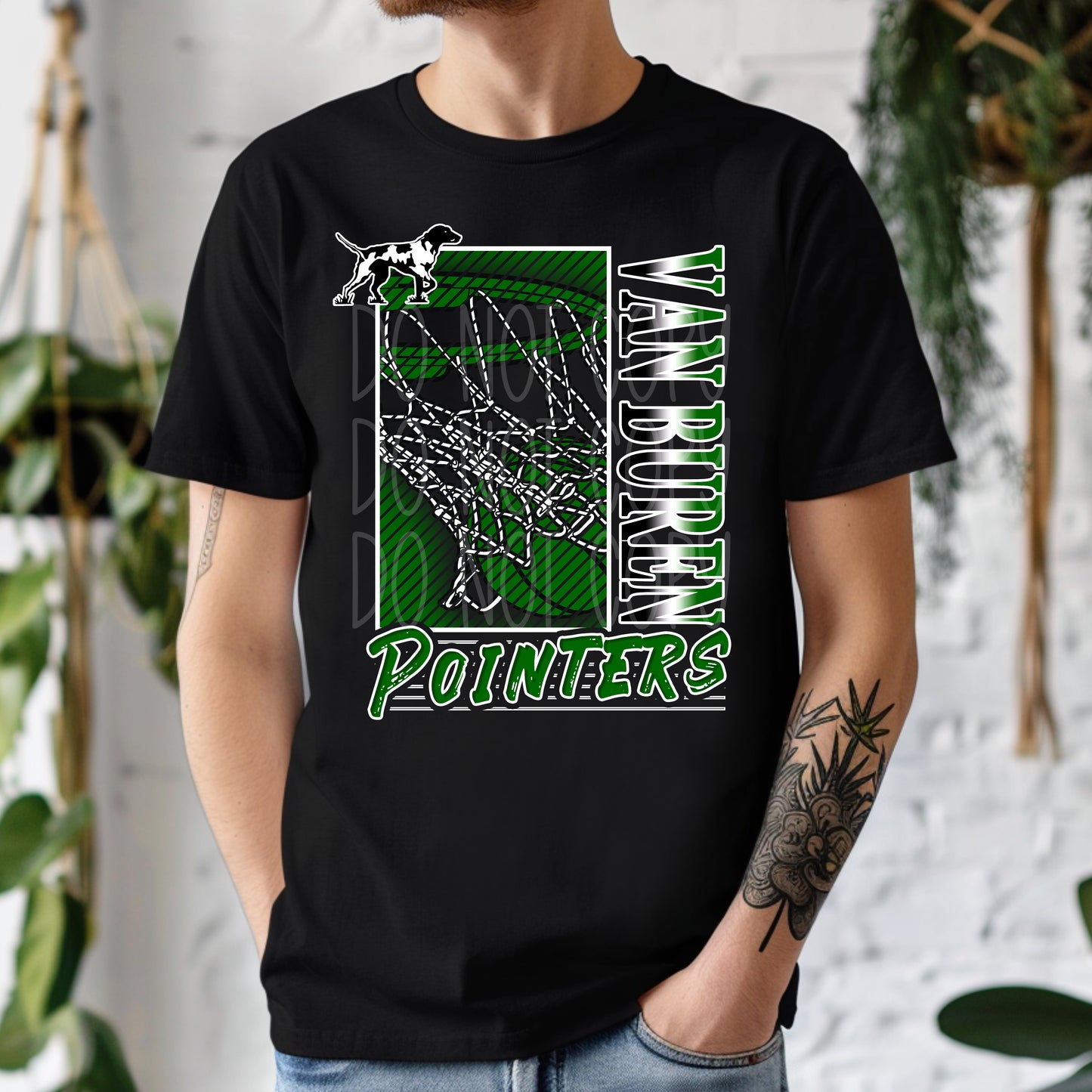 Van Buren Pointers Basketball Tee