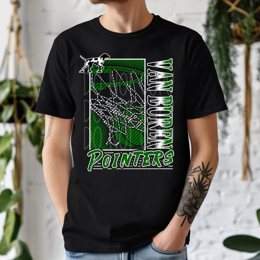 Van Buren Pointers Basketball Tee